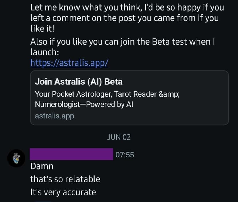 Reddit testimonial 6